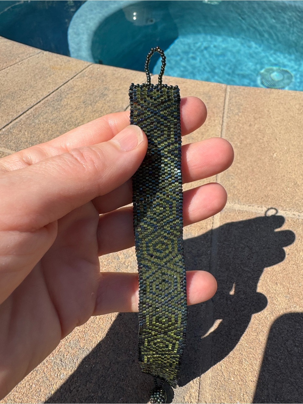 Non branded hand beaded bracelet